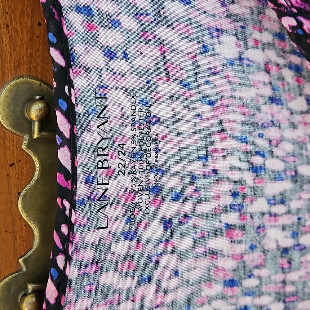 Pink Purple Ruffle Blouse - Picture 3 of 6